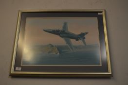 Framed Print of a Fighter Plane by Darryl Legg