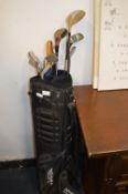 Golf Bag and Cubs Including Hammer and Other Older