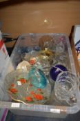Box of Glassware and Pottery