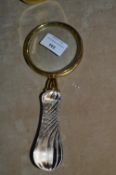 Magnifying Glass with Cut Glass Handle