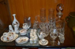 Assorted Wedgwood Pottery and Assorted Glassware