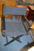 Black Folding Directors Chair