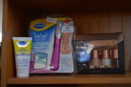 Scholl Nail Care System and a Luminaire Manicure