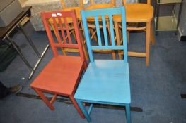 Pair of Painted Kitchen Chairs
