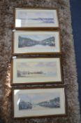 Four Prints by Ken Hammonds - Coastal Scenes