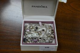 Pandora Bracelet and Charms plus Assorted 925 Ster