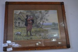 Framed Edwardian Print