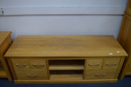 Modern Light Oak TV Stand