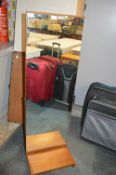 Retro Teak Cheval Mirror