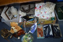 Three Boxes of Household Goods Including Electric