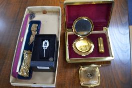 Costume Jewellery, Compacts, Lipstick, etc.