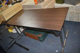 Heavy Duty Folding Table with Chrome Legs