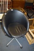 Black Swivel Chair (Some Faults)
