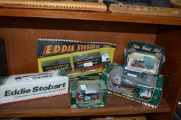 Five Eddie Stobart Model Cars and Trucks