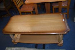 Light Oak Effect Coffee Table