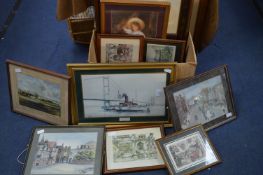 Framed Prints and Pictures of Beverley, etc.