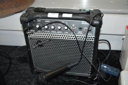 Gear4music Portable Amplifier with Microphone