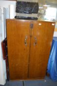 Period Oak Mini Double Wardrobe