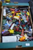 Box of Corgi, Matchbox and Other Playworn Diecast