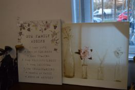 Family Recipe Canvas Prints