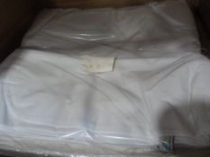 *80 White Polycotton Chair Covers