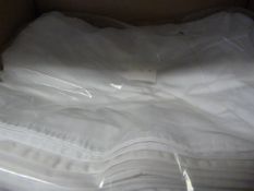 *60 White Polycotton Chair Covers