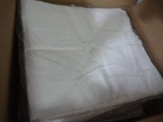 *80 White Polycotton Chair Covers