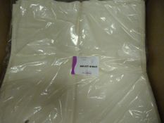 *60 Ivory Polycotton Chair Covers