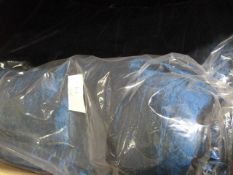 *130 Sea Blue Crushed Taffeta Chair Covers