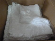 *54 White Crushed Taffeta Chair Covers