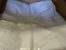 *80 White Polycotton Chair Covers