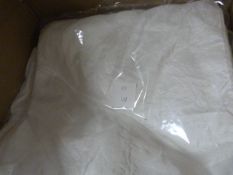 *70 White Crushed Taffeta Chair Covers