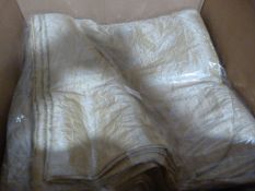 *65 Caramel Crushed Taffeta Chair Covers