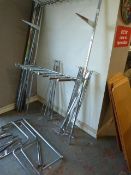 Vonacker Element Shelving System in Chrome with Se