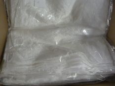 *72 White Crushed Taffeta Chair Covers