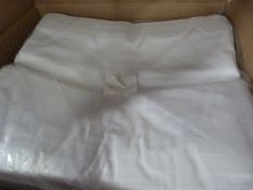 *80 White Polycotton Chair Covers