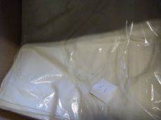 *60 Ivory Polycotton Chair Covers