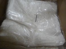 *69 White Crushed Taffeta Chair Covers