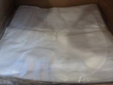 *77 White Polycotton Chair Covers