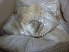 *58 Caramel Crushed Taffeta Chair Covers