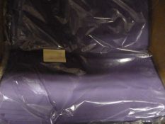 *50 Purple Polycotton Chair Covers