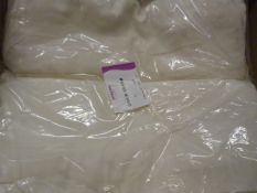 *60 Ivory Polycotton Chair Covers