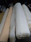 Five Rolls of Assorted Fabric