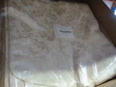 *42 Ivory Brocade Chair Covers