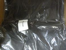 *60 Black Polycotton Chair Covers