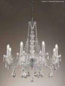 1 x BALLROOM Chandelier 8-Light Fitting - Unused Boxed Stock - CL001 - Product Code: BR/507/8 (P42)