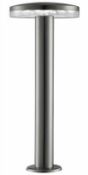 1 x Stainless Steel IP44 LED Outdoor Bollard Light With Polycarbonate Diffuser - Anti Vandal Resista