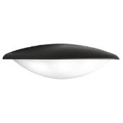 1 x Outdoor LED Half-Circle Bracket Wall Light - Dark Grey Aluminium - Ex Display Stock - RRP £55.68