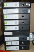 9 x A4 Office Box Files - CL011 - Ref J1289 - Location: Altrincham WA14
