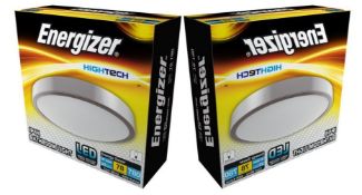 2 x Energizer 10w LED Bathroom Wall Lights 4000k  IP44 - New Boxed Stock - CL323 - Ref: S12514